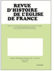 revue histoire eglise de france 1