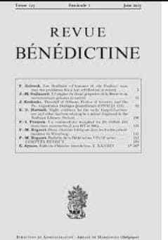 revue benedictine 1