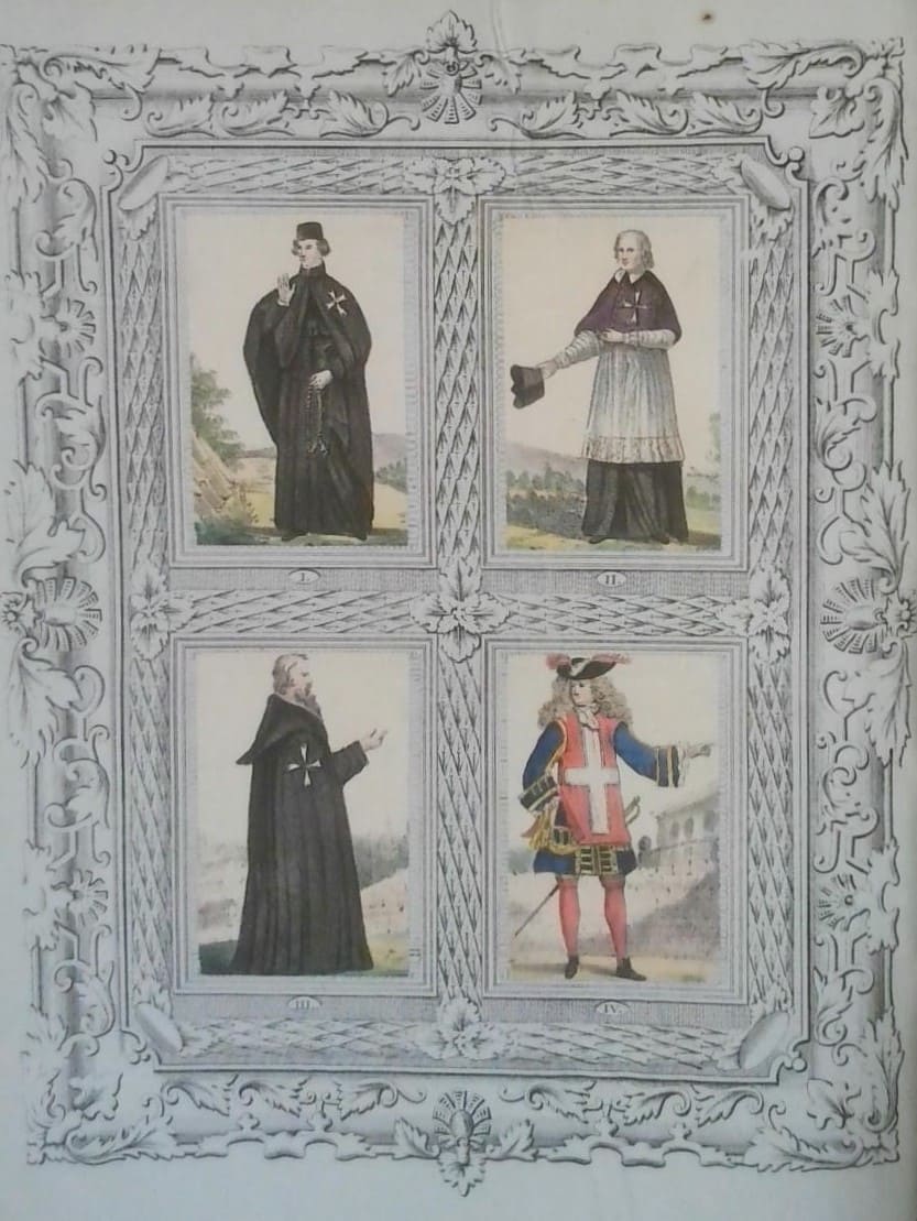 costumes monastiques chevaliers ordre de malte